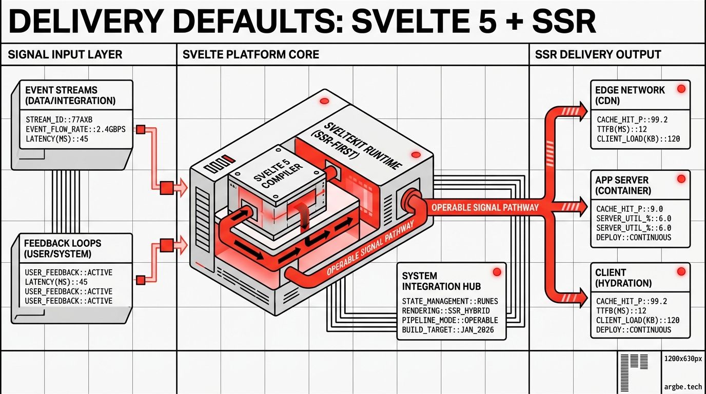 Featured image for Building with Svelte in January 2026: The Signals That Change Delivery Defaults